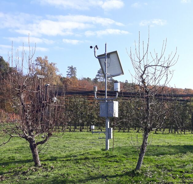 Datei:Wetterstation in Obstanlage Holler.jpg